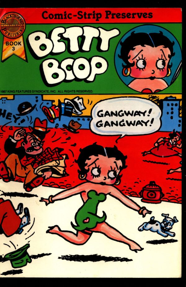 BETTY BOOP Book 3 Comic-Strip Preserves Bud Counihan Ko-Ko The Clown Bimbo Fleisher Studio Cartoon Superstar First Comics Star*Reach Fashion