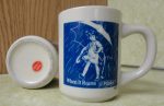 MORTON SALT 4 cup Anniversary Set Advertising Premium 1960 s Made in Japan Online now