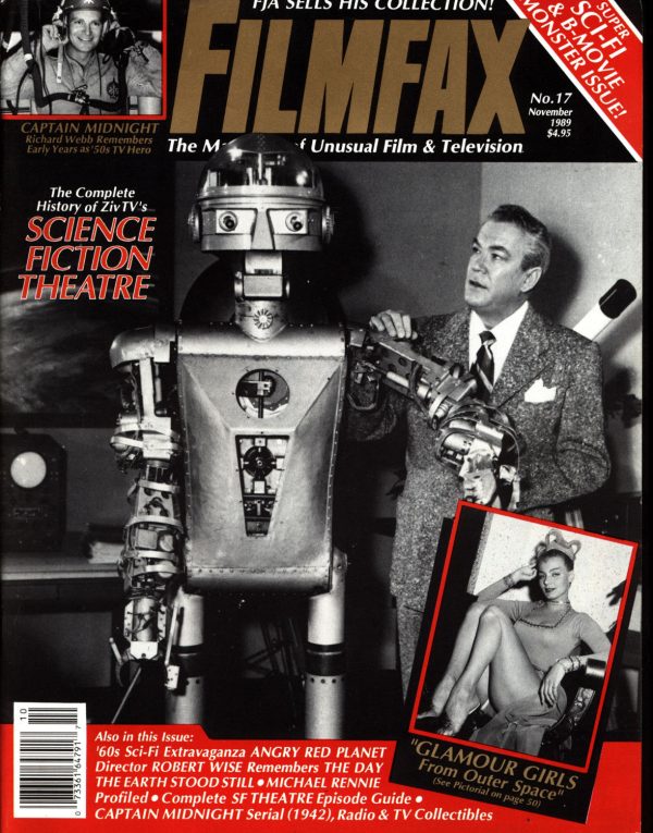 FILMFAX 17 CULT TV Film & Television Kenneth Tobey,SpaceBabes,Science Fiction Theatre,Robert Wise,Day The Earth Stood Still,Captain Midnight Discount