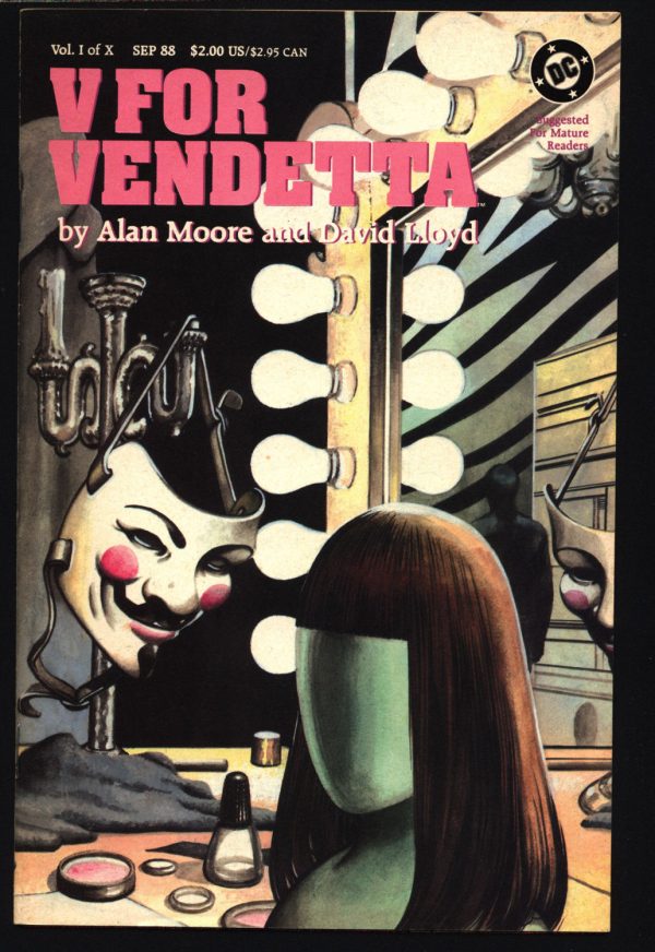 V For VENDETTA 1 1988 ALAN MOORE David Lloyd Guy Fawkes Fifth of November Gunpowder Treason Plot Totalitarian London England Parliament Discount