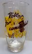 VOTE! Debate,GOP,Republican,Democrat,DNC,Yellow,Brown,Politics,Drinking Glass,Tumbler,1960s,Presidential Election,Political Party, Online Hot Sale