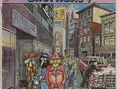 Fabulous Furry FREAK BROTHERS, #4 1st, Gilbert Shelton, Fat Freddy s Cat,Dave Sheridan,Underground Comics Sale