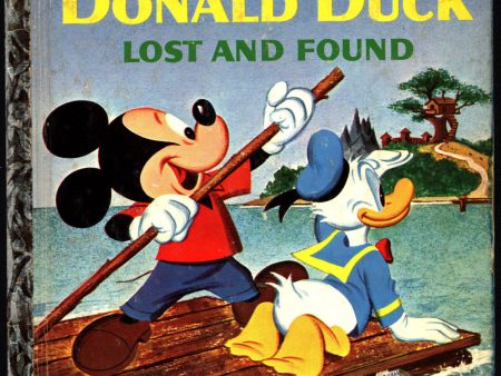 Walt Disney s DONALD DUCK Lost and Found Little Golden Book D86 with Mickey Mouse & Goofy Childrens Kids Book Hot on Sale