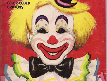 CIRCUS COLOR by NUMBER Children s Coloring Book Whitman 1966 Clowns & Circus Stuff Supply