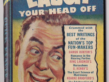 LAUGH Your Head OFF O Henry Damon Runyon Ring Lardner Royce Quick Readers #105 Humor Correspondence School Detective Pulp Fiction 1944 Cheap