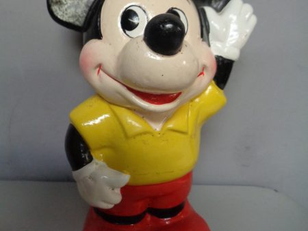 Vintage Walt Disney Pie_Eye MICKEY MOUSE, Vintage Painted Ceramic Bank Figure, Walt Disney Productions,Made in Japan, Animated Movie, Cartoon Character Child s Toy Online