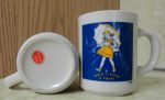 MORTON SALT 4 cup Anniversary Set Advertising Premium 1960 s Made in Japan Online now