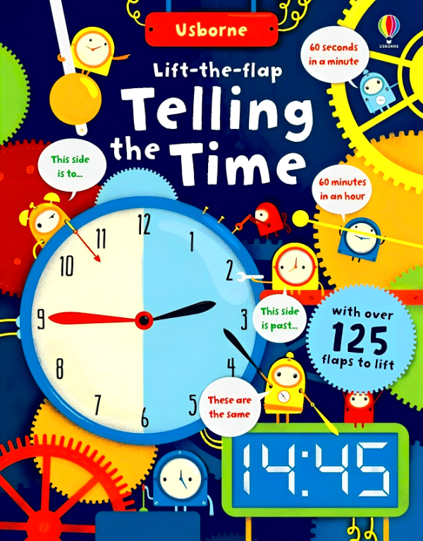 Usborne Lift-The Flap Telling The Time Hot on Sale