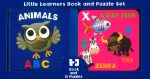 Little Learners Book & Puzzles Animal A B C For Sale