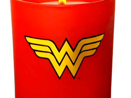 Wonder Woman Large Glass Candle Online