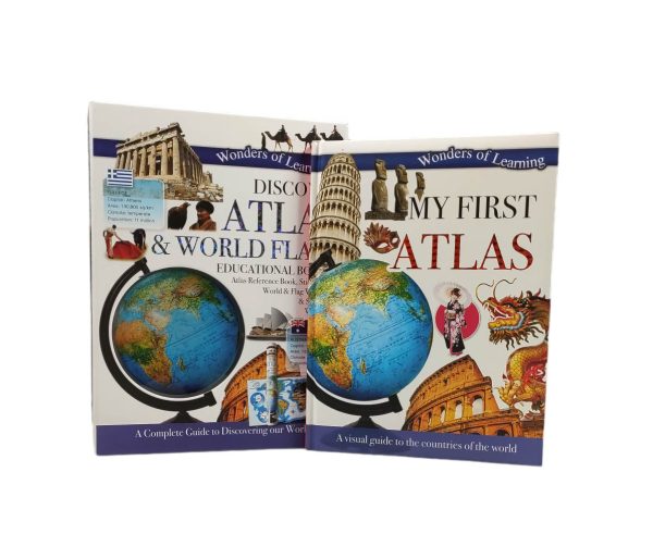 Wonders of Learning Box Set - Discover Atlas & World Flags (Educational Box Set) For Discount