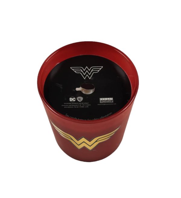 Wonder Woman Large Glass Candle Online