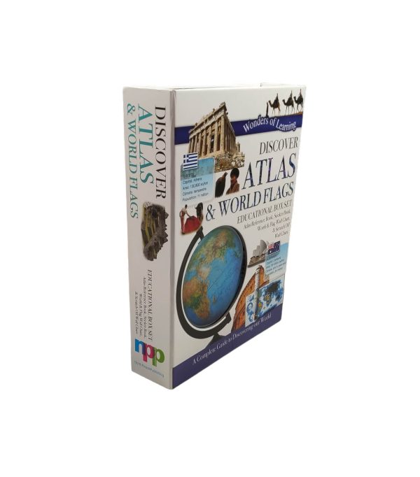 Wonders of Learning Box Set - Discover Atlas & World Flags (Educational Box Set) For Discount