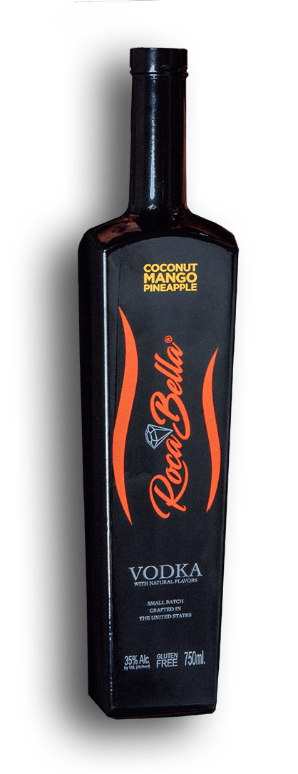 RocaBella Small Batch Coconut Mango Pineapple Vodka For Discount